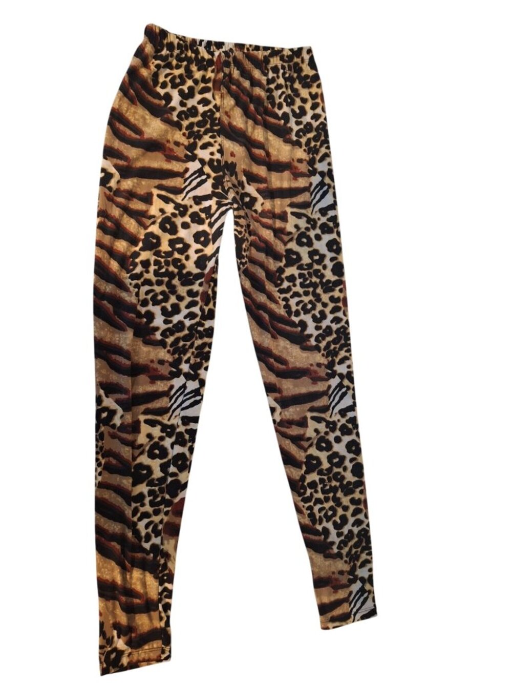 Always Leggings OS Animal Print Leopard Tiger Stretch Soft Athletisure